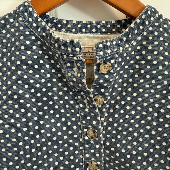 Utility Canvas Made in USA Polka Dot Top size XS - Picture 2 of 9